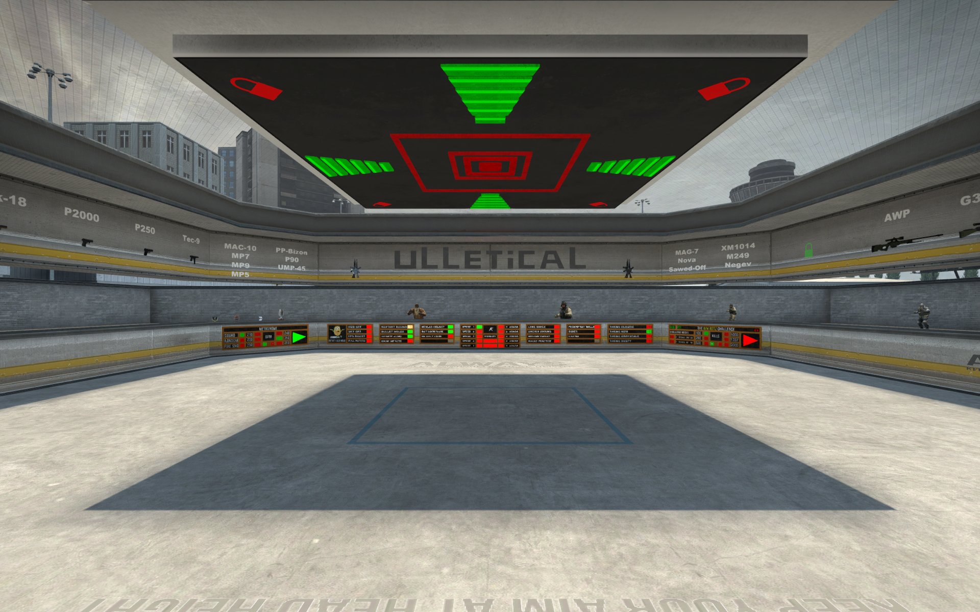 Установка и настройка карты Aim Botz Training