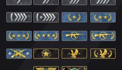 Звания в соревновательном режиме CS:GO