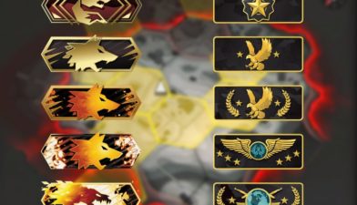 Общая таблица званий режимов «Соревновательный» и «Запретная зона» в CS:GO