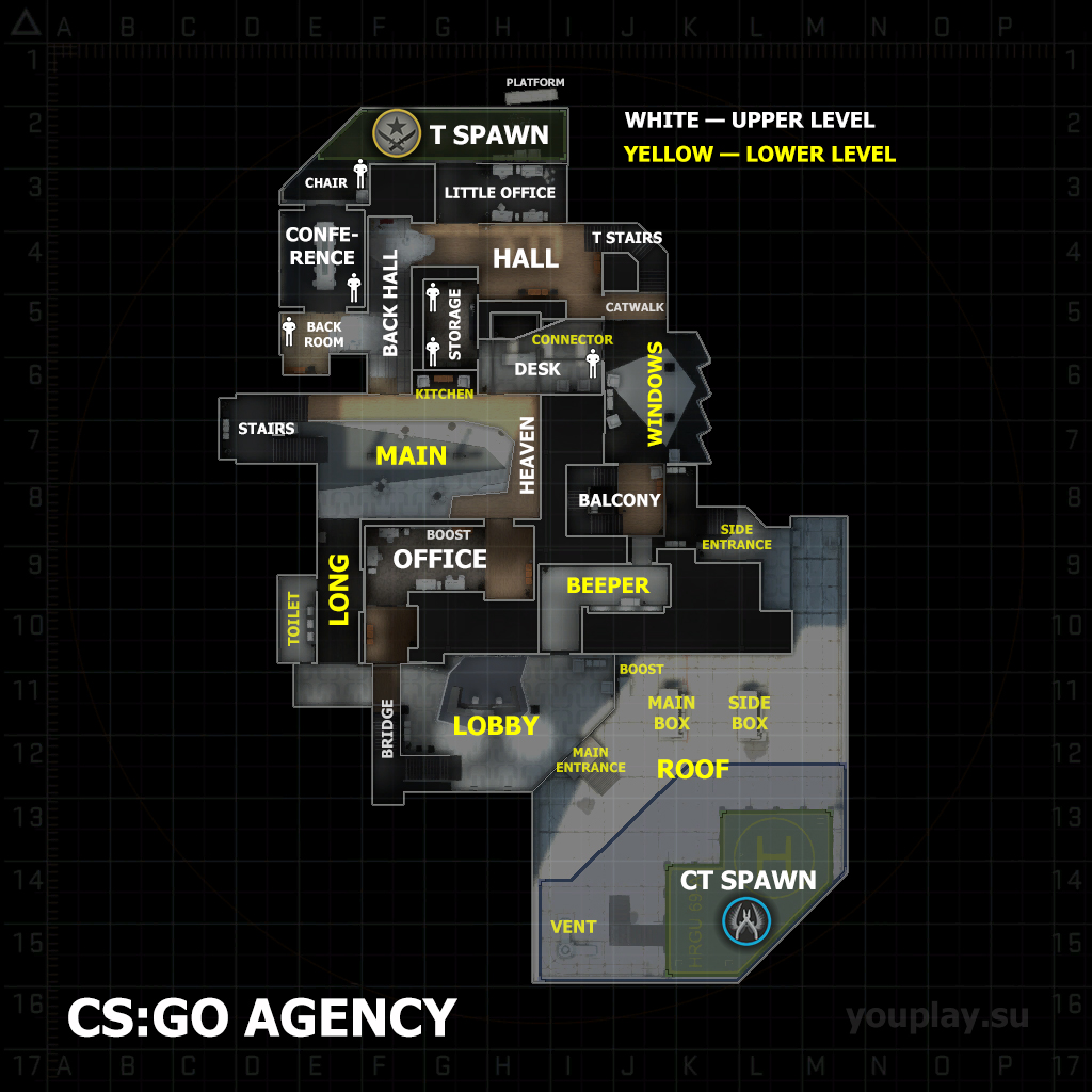 CS:GO Agency callouts